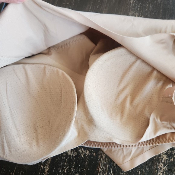 Honeylove LiftWear Cami Bodysuit Sand Size 1X Padded Adjustable Sculpt Smooth - Picture 11 of 11